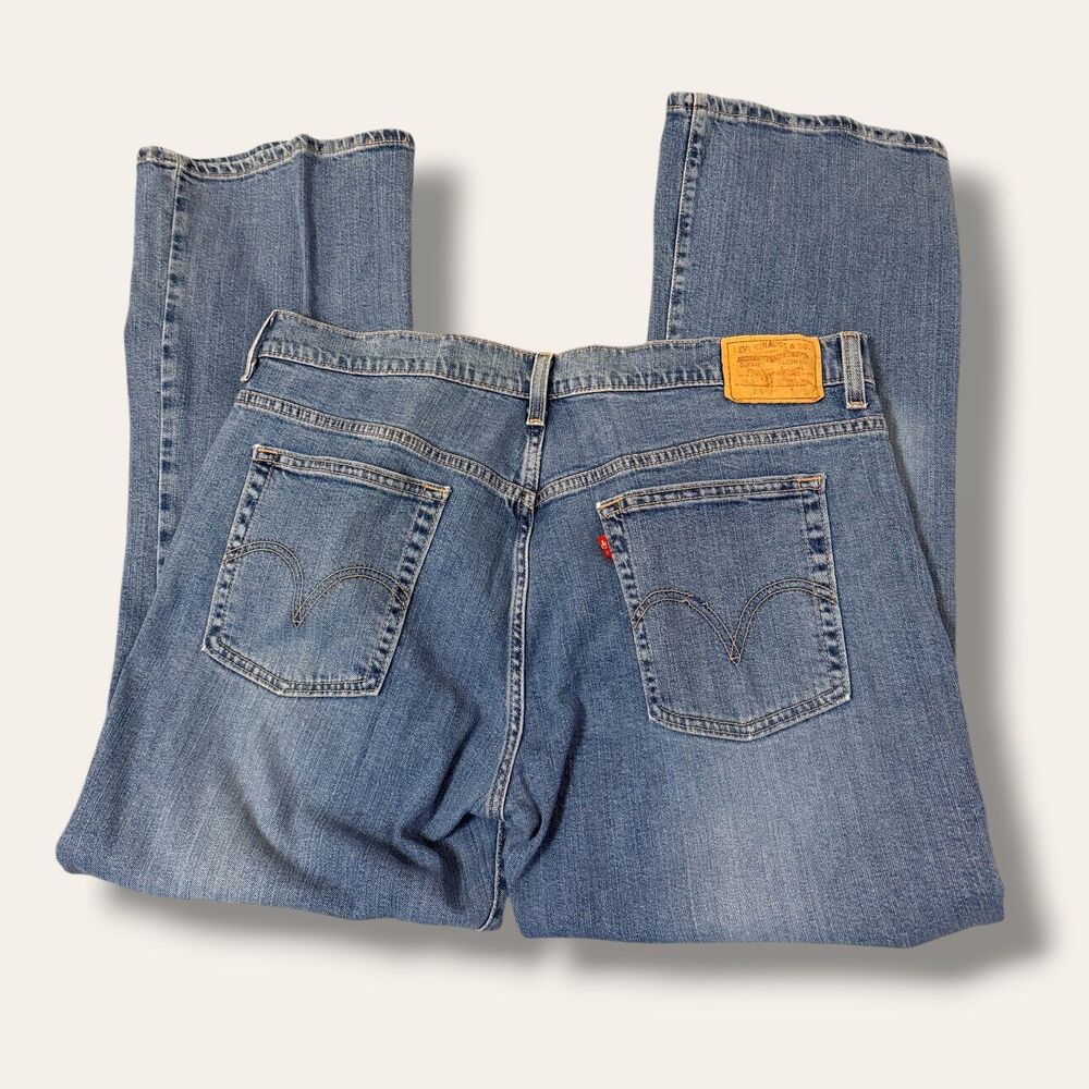 Levis Jeans 515 Womens 16S Boot Cut Light Wash Frayed Hem Nouveau Stretch